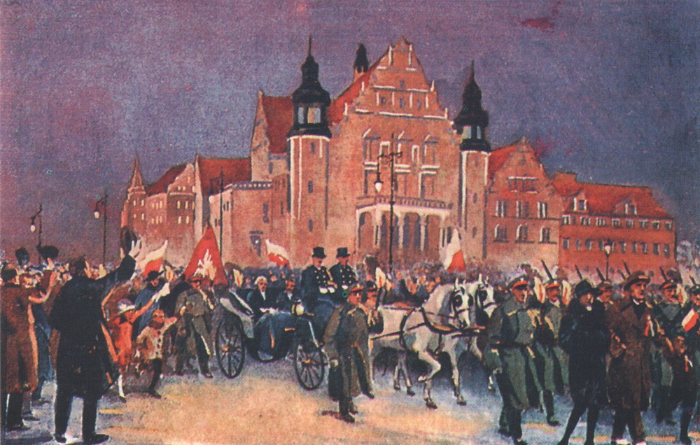 Paderewski arrives in Poznań--